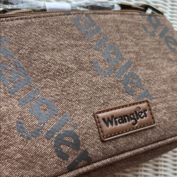 Wrangler Retro Style Tan Shoulder Bag NWT - Picture 5 of 9